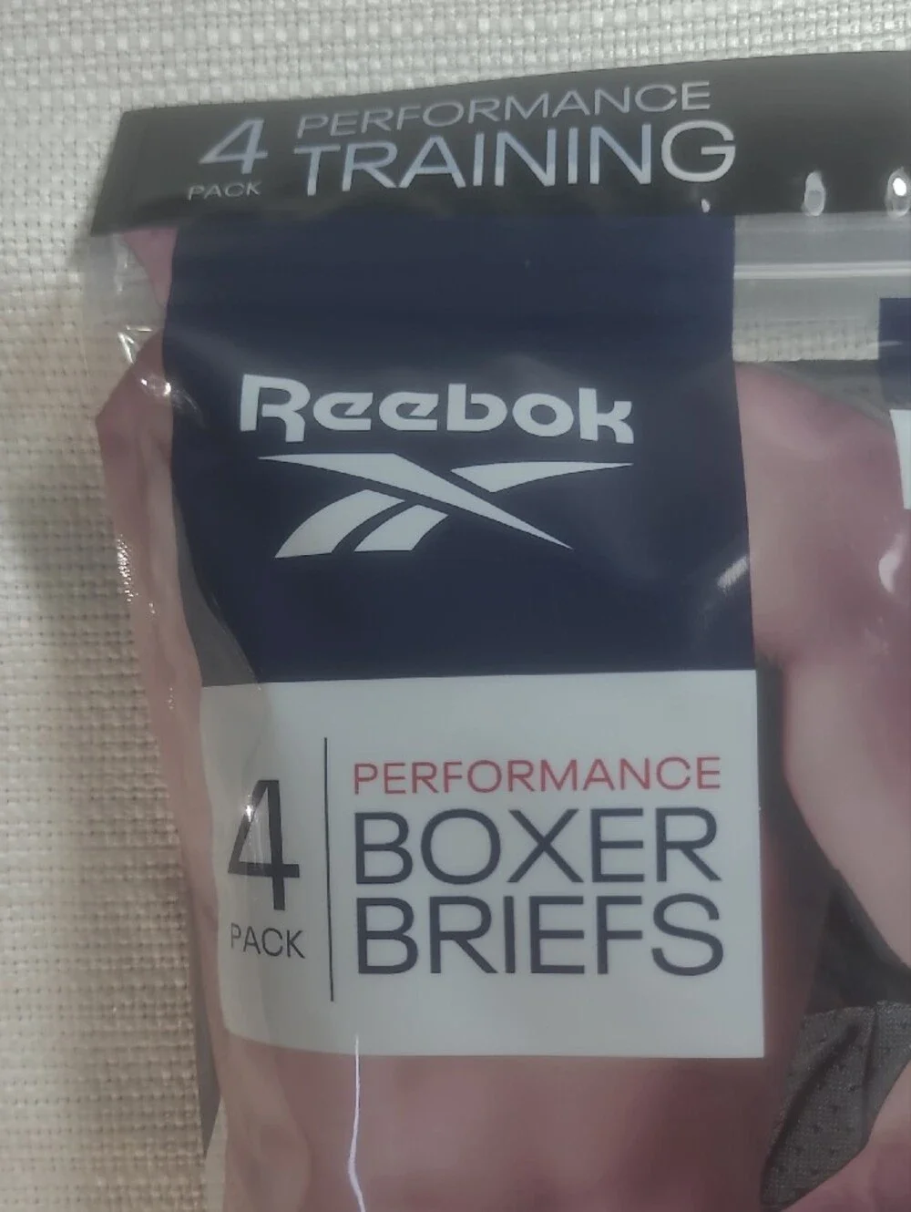 Reebok Men's Performance Boxer Briefs - Size Medium Black Gray Green  (4-Pack)